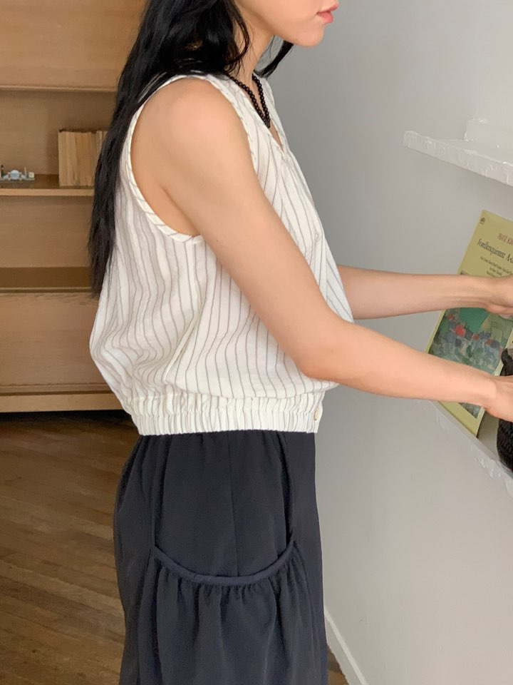 MILUI直郵韓國代購㊣女裝新品休閑人氣25春夏推薦時尚吊帶背心MILUI吊帶/背心