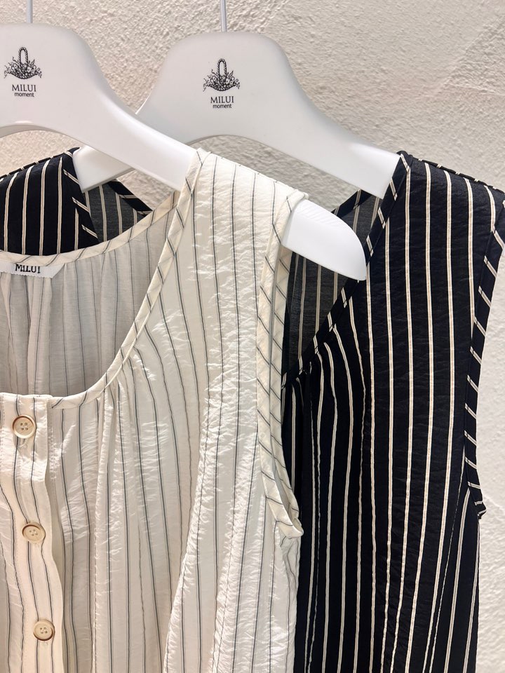 MILUI直郵韓國代購㊣女裝新品休閑人氣25春夏推薦時尚吊帶背心MILUI吊帶/背心