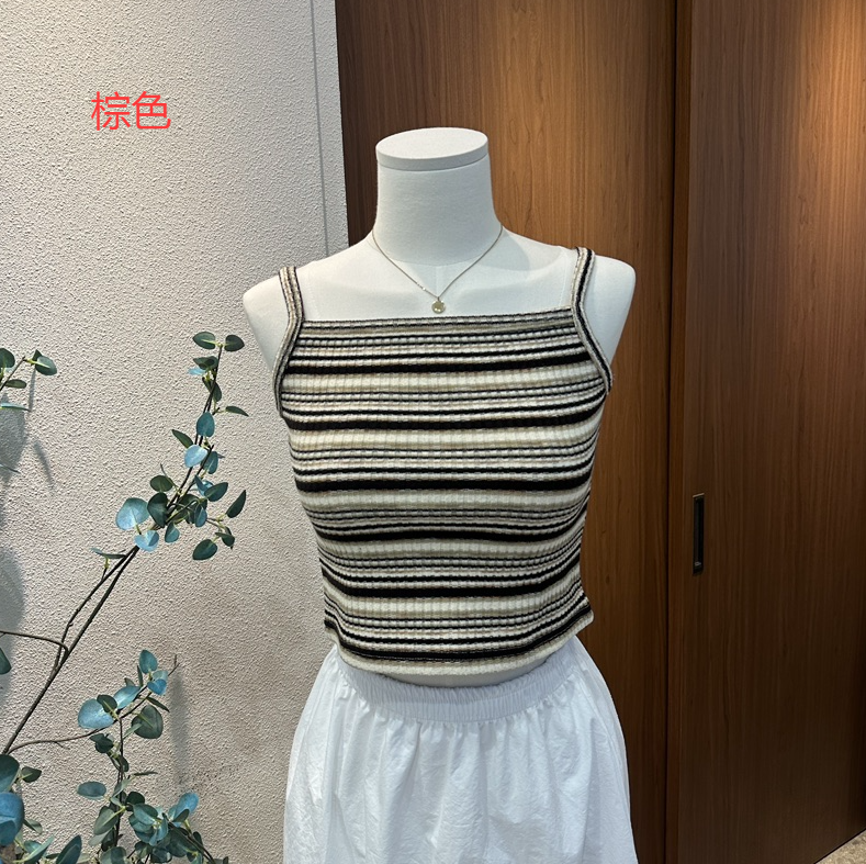 ON THE MODE韓國直郵㊣女裝新品熱賣25春夏休閑推薦吊帶背心ON THE MODE吊帶/背心圖色3