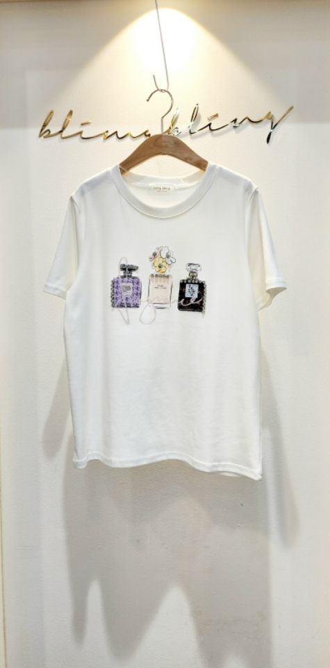 RICO韓國直郵㊣東大門實拍女裝新款熱賣人氣時尚推薦25春夏T恤bling bling/RICOT恤圖色2