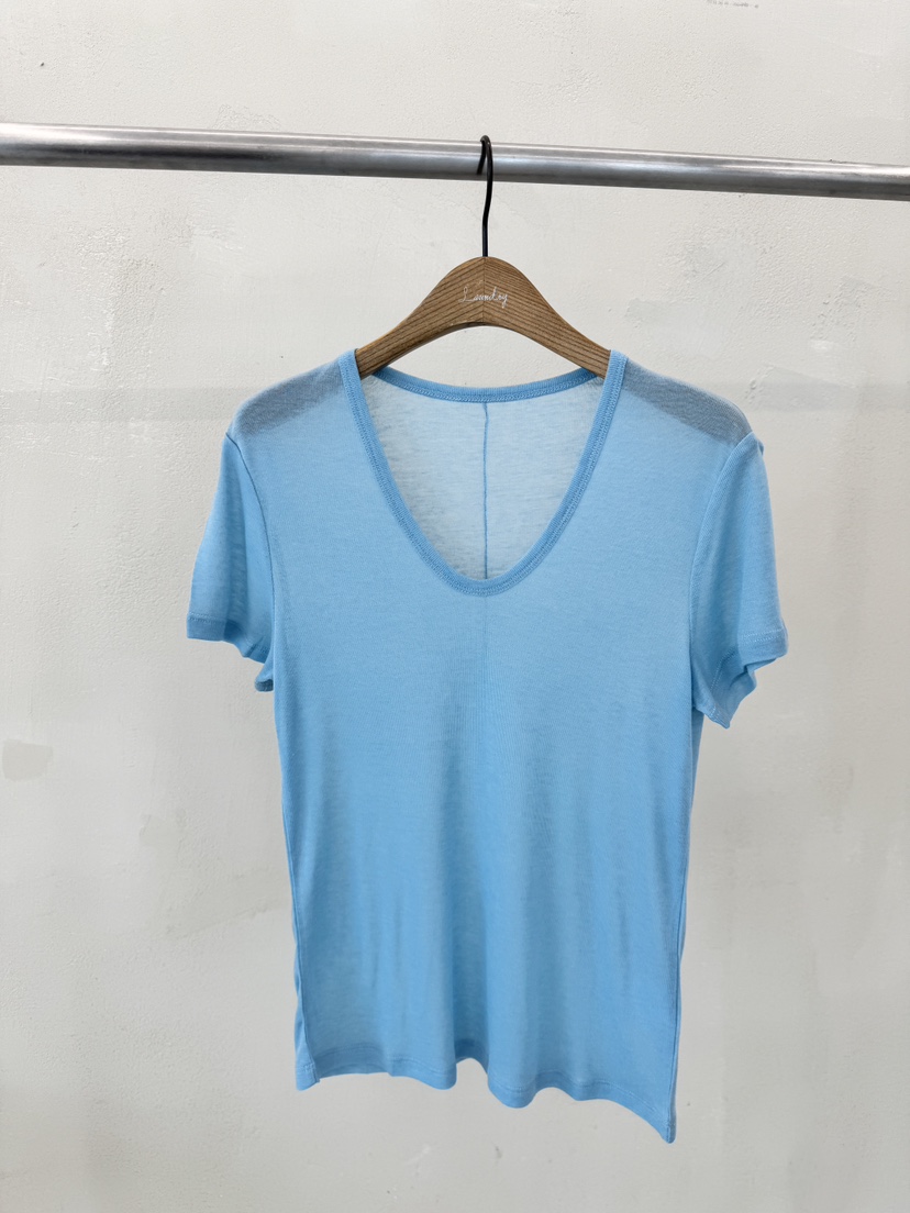 LAUNDRY韓國㊣直郵東大門代購女裝新品熱賣人氣時尚T恤亞麻LAUNDRYT恤圖色3