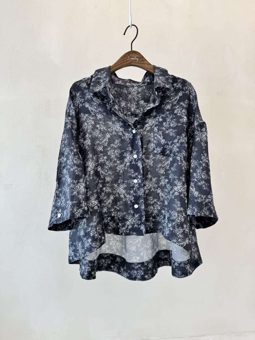 LAUNDRY韓國直郵㊣女裝新款熱賣休閑時尚人氣襯衫蕾絲衫亞麻LAUNDRY襯衫/蕾絲衫圖色2