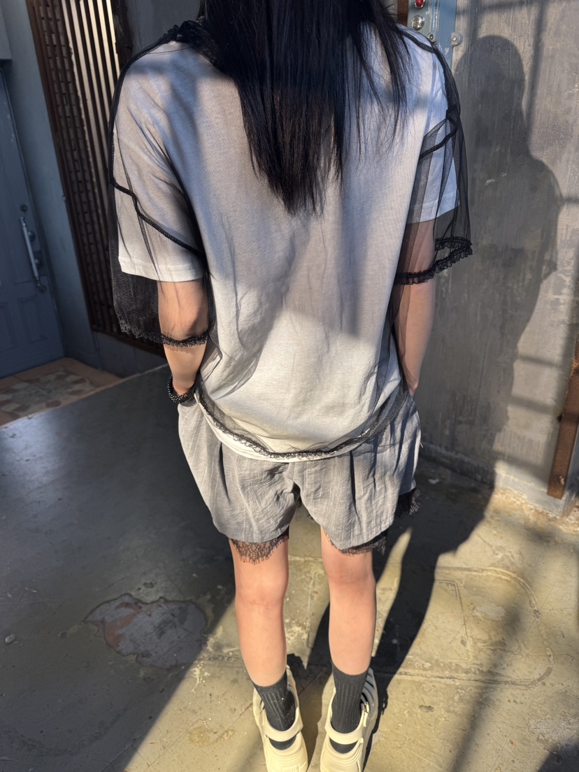 FRANC—L直郵韓國代購㊣女裝新品休閑時尚襯衫蕾絲衫不含內搭FRANC襯衫/蕾絲衫