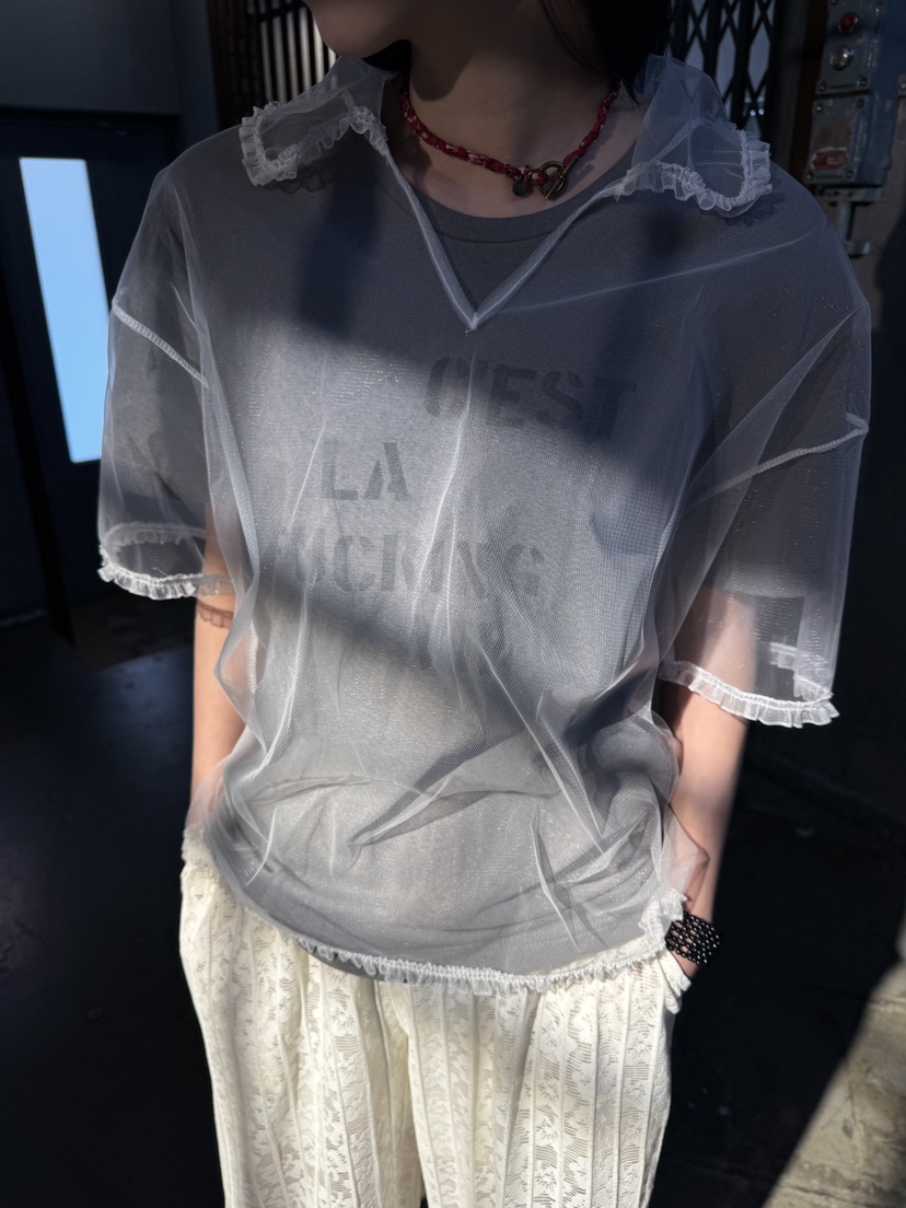 FRANC—L直郵韓國代購㊣女裝新品休閑時尚襯衫蕾絲衫不含內搭FRANC襯衫/蕾絲衫