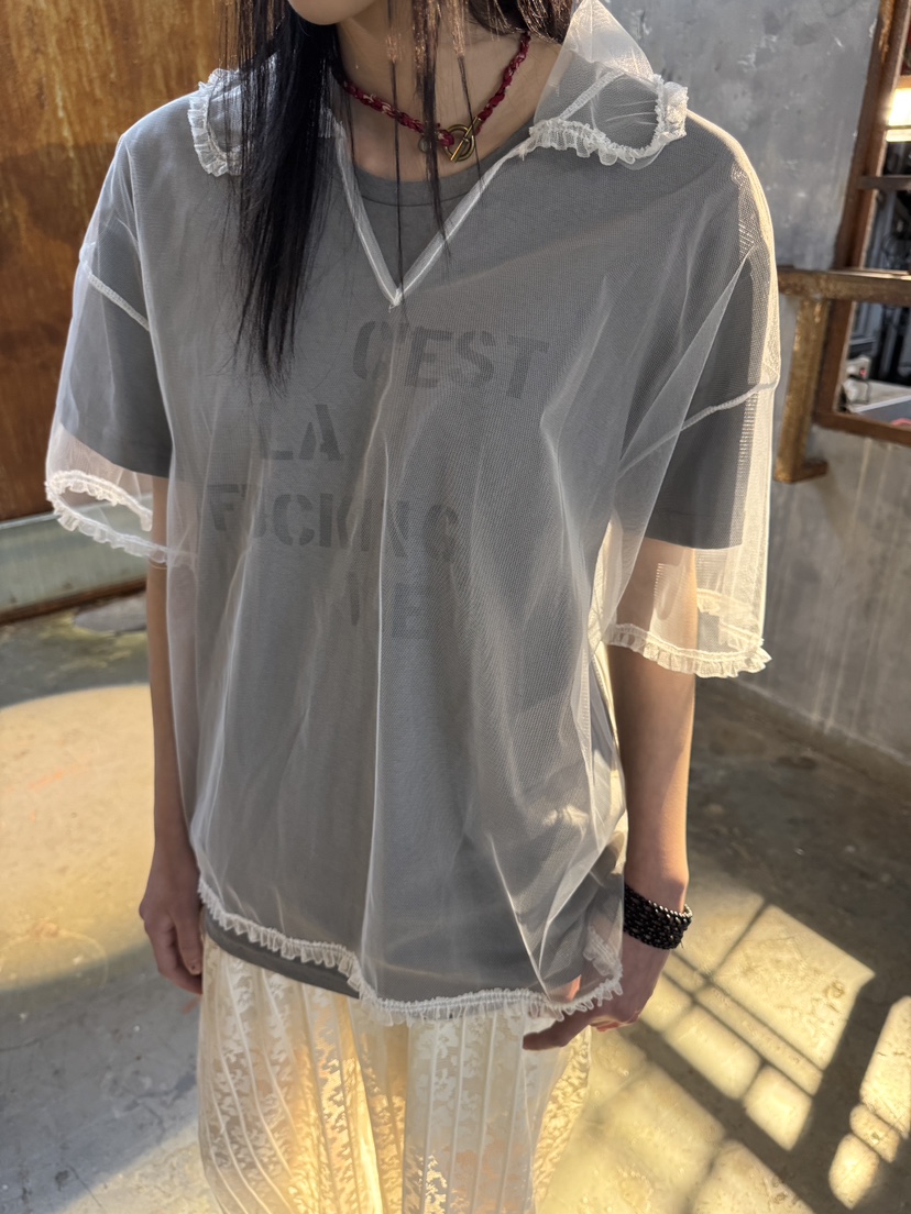 FRANC—L直郵韓國代購㊣女裝新品休閑時尚襯衫蕾絲衫不含內搭FRANC襯衫/蕾絲衫