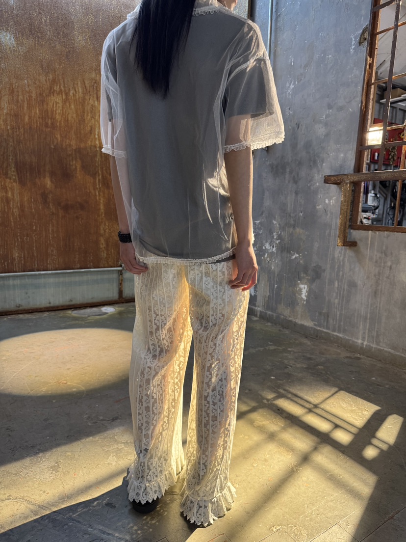 FRANC—L直郵韓國代購㊣女裝新品休閑時尚襯衫蕾絲衫不含內搭FRANC襯衫/蕾絲衫