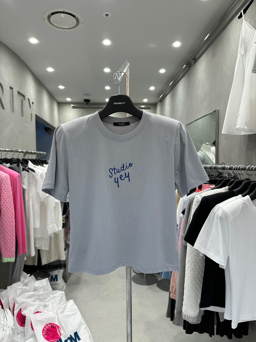 CELEBRITY-A直郵韓國代購㊣女裝新品休閑熱賣時尚推薦25春夏T恤CELEBRITY-AT恤圖色3