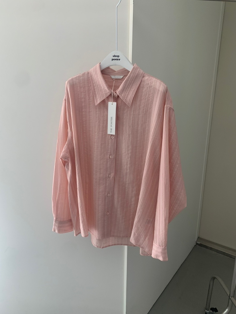 SHOP POSTER直郵韓國代購㊣女裝新款熱賣休閑人氣襯衫蕾絲衫SHOP_POSTER襯衫/蕾絲衫圖色2