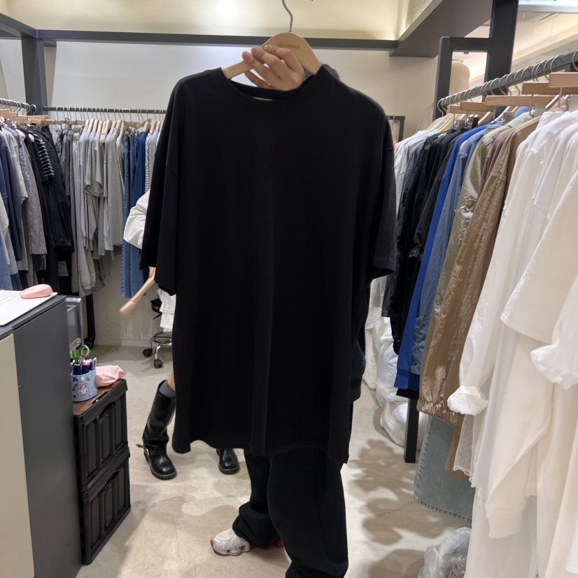 SELF SERVICE韓國直郵㊣東大門實拍女裝新品25春夏T恤寬松SELF SERVICET恤圖色2