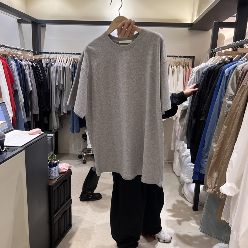 SELF SERVICE韓國直郵㊣東大門實拍女裝新品25春夏T恤寬松SELF SERVICET恤圖色3
