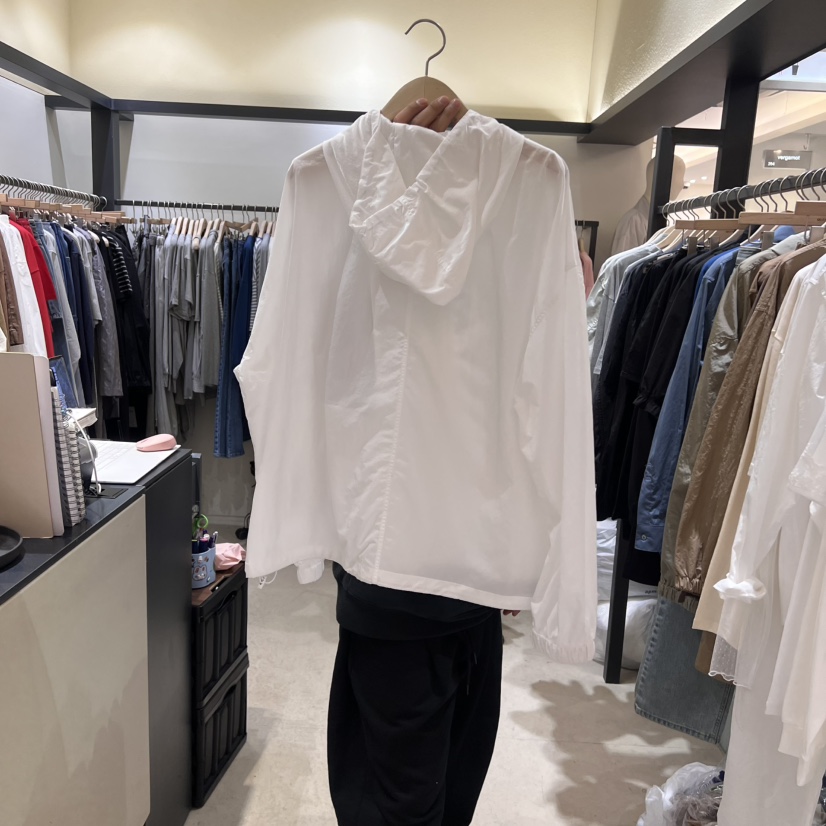SELF SERVICE直郵韓國代購㊣女裝新品熱賣25春夏時尚夾克連帽SELF SERVICE夾克