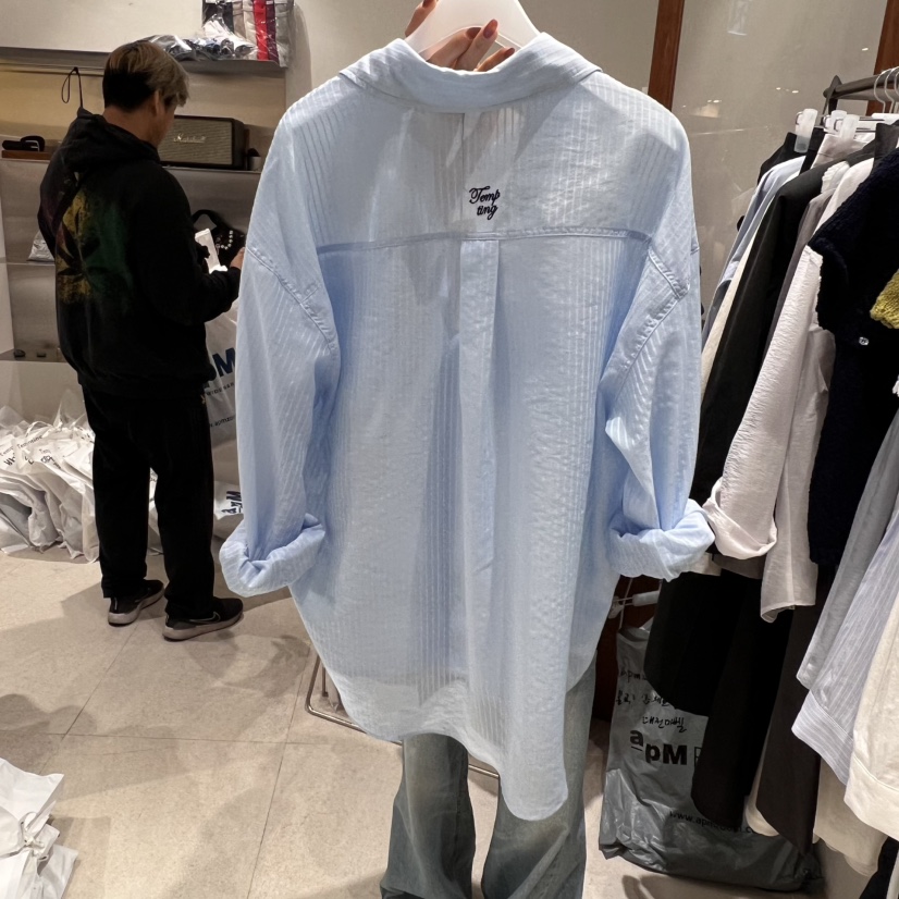 TEMPTING韓國㊣直郵東大門代購女裝新品25春夏時尚襯衫蕾絲衫TEMPTING襯衫/蕾絲衫