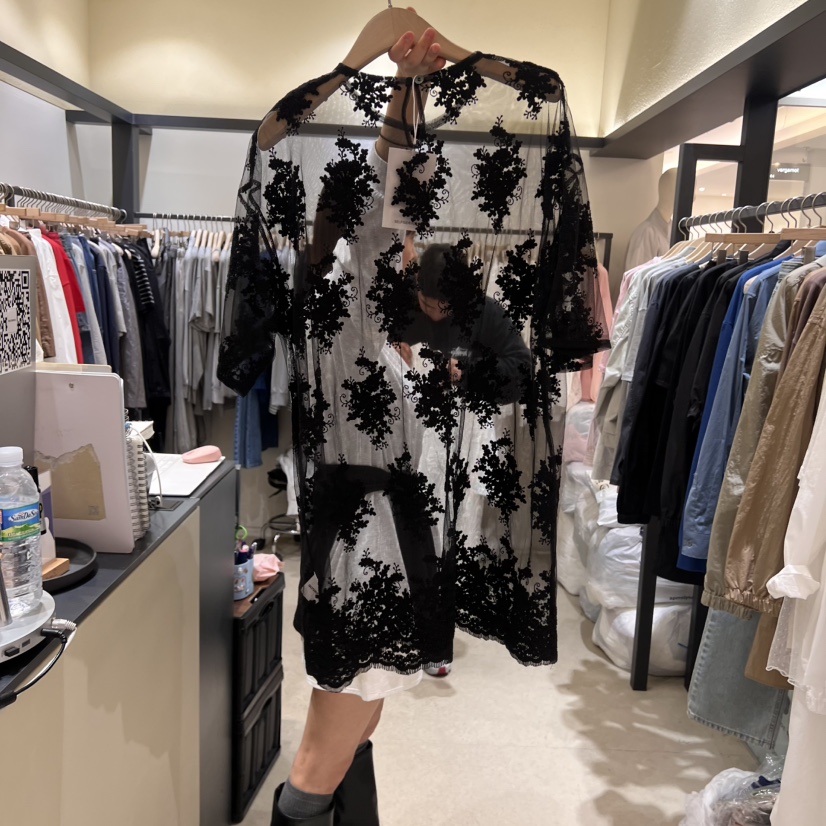 SELF SERVICE韓國㊣直郵東大門代購女裝新品休閑襯衫蕾絲衫SELF SERVICE襯衫/蕾絲衫