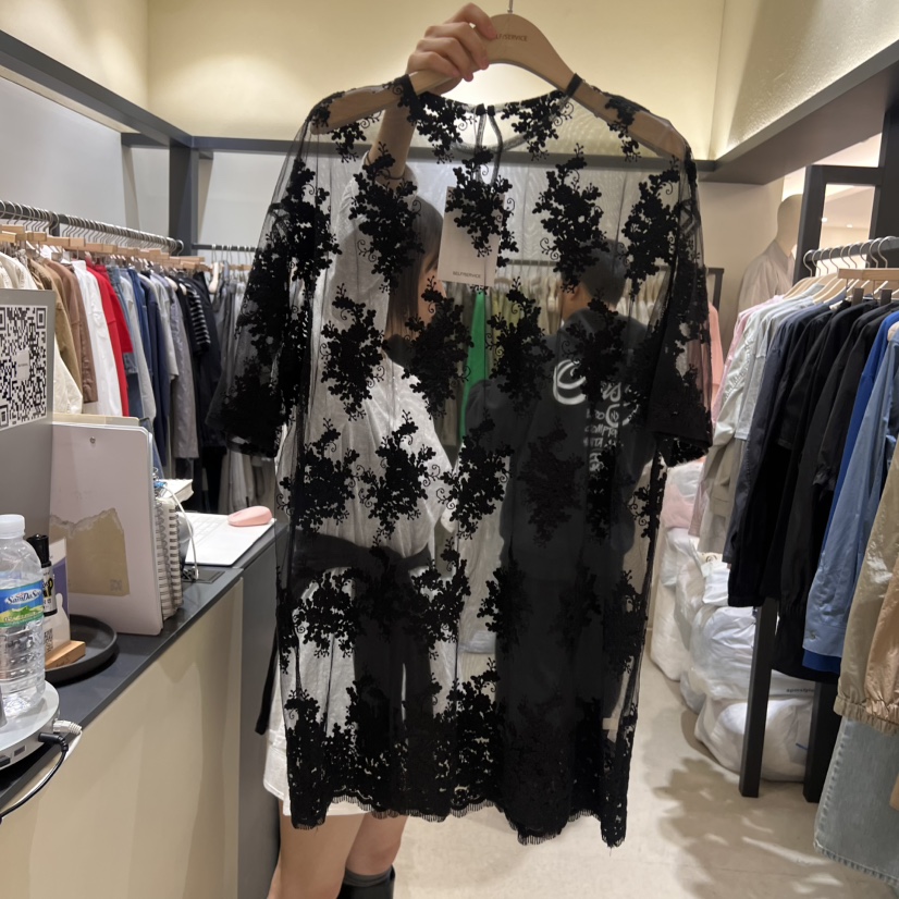 SELF SERVICE韓國㊣直郵東大門代購女裝新品休閑襯衫蕾絲衫SELF SERVICE襯衫/蕾絲衫