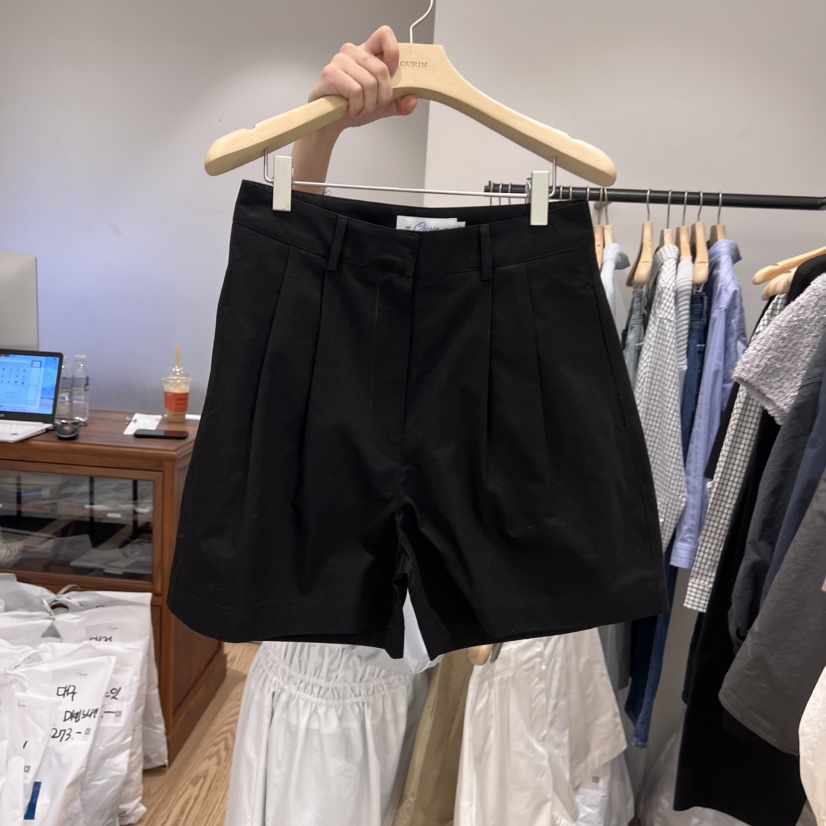 OURIN韓國直郵㊣東大門實拍女裝新款25春夏熱賣休閑人氣短褲OURIN短褲圖色2