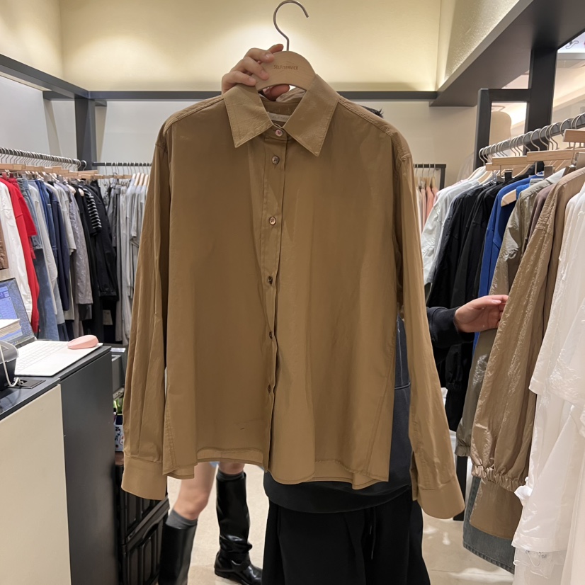SELF SERVICE韓國㊣直郵東大門代購女裝新品人氣襯衫蕾絲衫SELF SERVICE襯衫/蕾絲衫圖色3