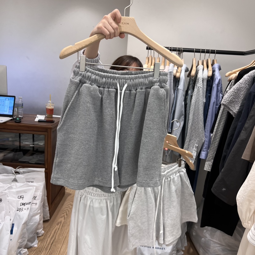 OURIN韓國㊣直郵東大門代購女裝新品推薦休閑時尚人氣熱賣短褲OURIN短褲圖色2