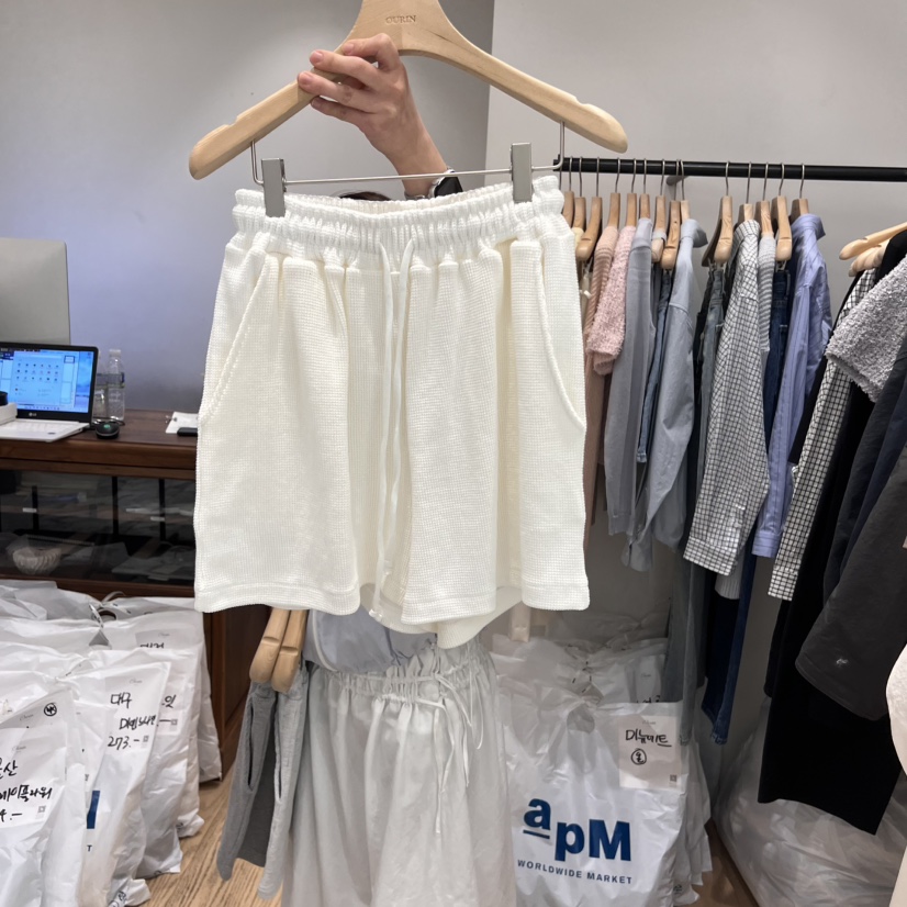 OURIN韓國㊣直郵東大門代購女裝新品推薦休閑時尚人氣熱賣短褲OURIN短褲圖色3