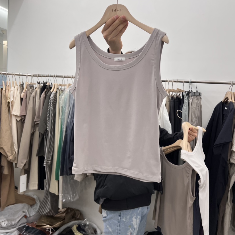 IDEE-A直郵韓國代購㊣女裝新品人氣25春夏熱賣休閑吊帶背心IDEE-A吊帶/背心圖色2
