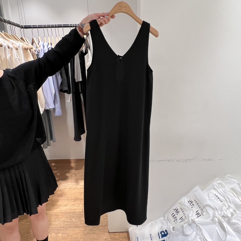VERVEINE直郵韓國代購㊣女裝新款推薦25春夏人氣休閑連衣裙VERVEINE連衣裙圖色2