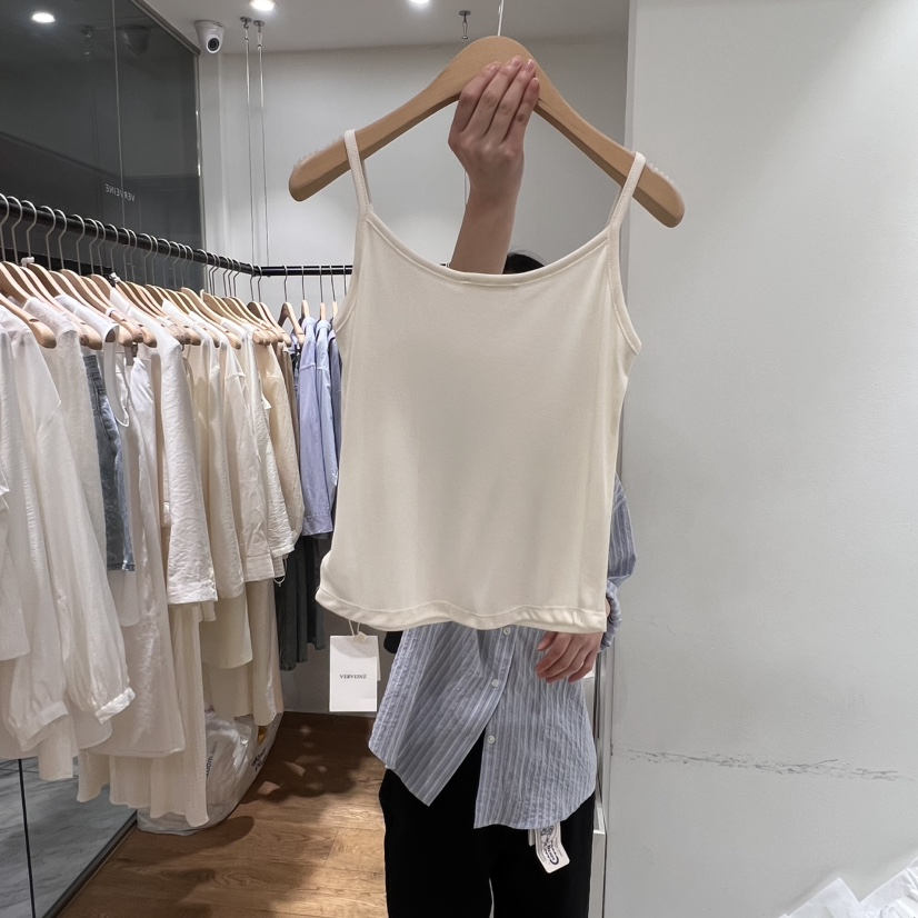 VERVEINE韓國直郵㊣女裝新品人氣25春夏推薦時尚吊帶背心天絲VERVEINE吊帶/背心