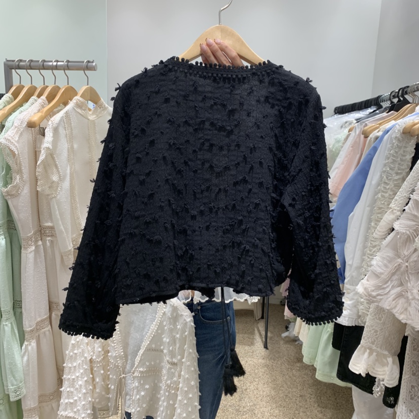 A韓國㊣直郵東大門代購女裝新款熱賣時尚25春夏休閑襯衫蕾絲衫A STORE襯衫/蕾絲衫