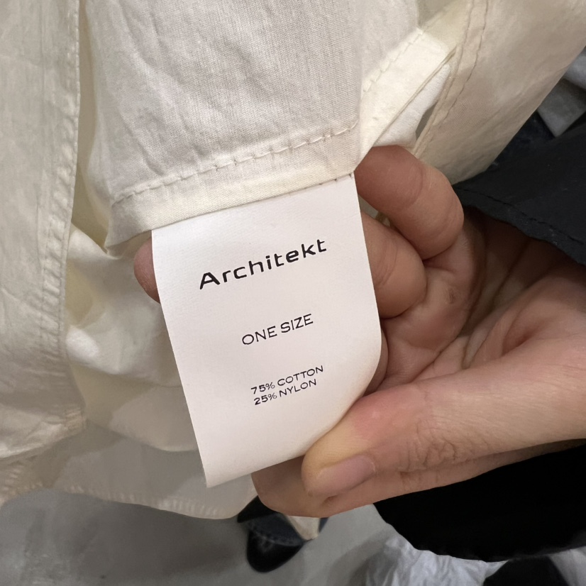 ARCHITEKT韓國直郵㊣女裝新品休閑推薦25春夏人氣襯衫蕾絲衫ARCHITEKT襯衫/蕾絲衫