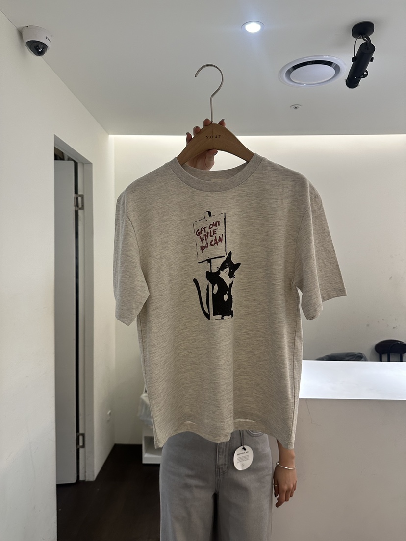 YOUR-P韓國㊣直郵東大門代購女裝新品熱賣休閑推薦25春夏T恤YOUR-PT恤圖色2