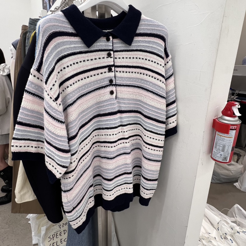 BREATHE韓國直郵㊣東大門實拍女裝新品25春夏推薦時尚針織衫BREATHE針織衫圖色1