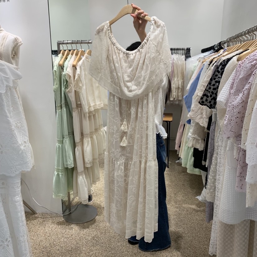 A韓國直郵㊣女裝新款熱賣25春夏人氣推薦時尚休閑連衣裙A STORE連衣裙圖色2