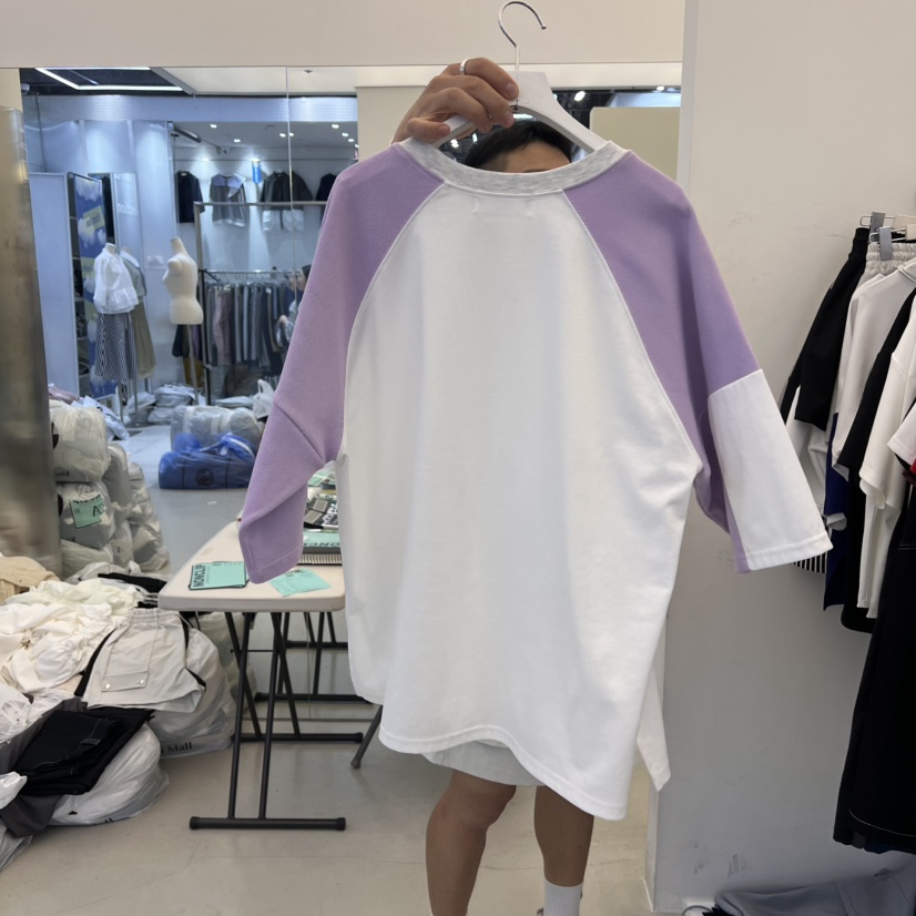 NON CLIP韓國直郵㊣東大門實拍女裝新品人氣時尚25春夏T恤NON CLIPT恤