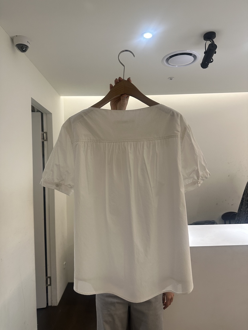 YOUR-P韓國直郵㊣東大門實拍女裝新款時尚25春夏襯衫蕾絲衫YOUR-P襯衫/蕾絲衫