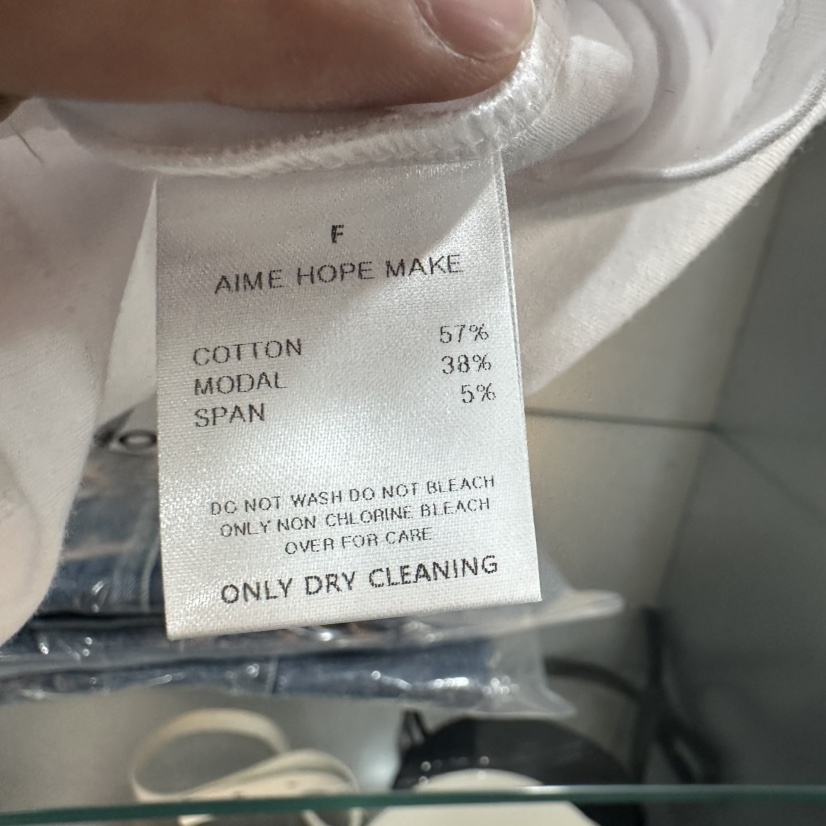 AIME HOPE MAKE韓國㊣直郵東大門代購女裝新品25春夏熱賣T恤AIME HOPE MAKET恤
