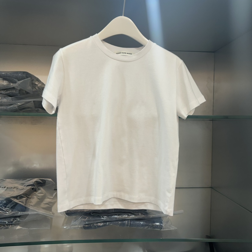 AIME HOPE MAKE韓國㊣直郵東大門代購女裝新品25春夏熱賣T恤AIME HOPE MAKET恤圖色2