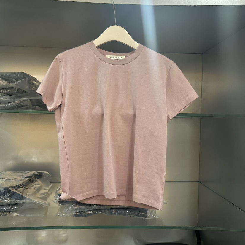 AIME HOPE MAKE韓國㊣直郵東大門代購女裝新品25春夏熱賣T恤AIME HOPE MAKET恤圖色5