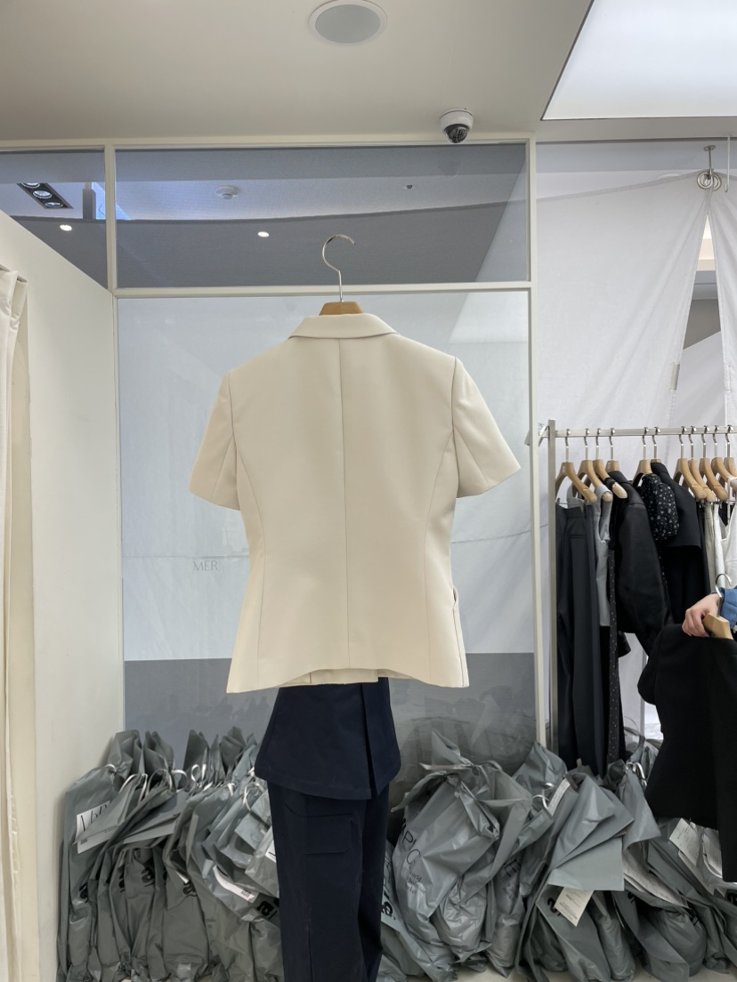 MER直郵韓國代購㊣女裝新品休閑熱賣人氣時尚推薦25春夏夾克口袋MER/ANGELO BIANCO夾克