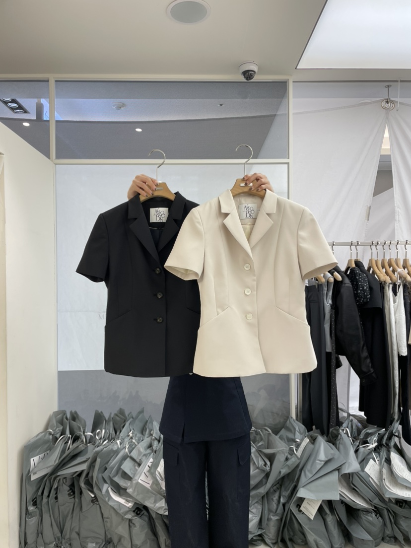 MER直郵韓國代購㊣女裝新品休閑熱賣人氣時尚推薦25春夏夾克口袋MER/ANGELO BIANCO夾克