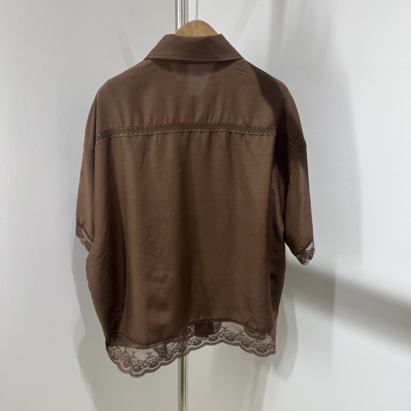 ART IS OVER韓國直郵㊣女裝新品休閑推薦時尚25春夏襯衫蕾絲衫ART IS OVER襯衫/蕾絲衫