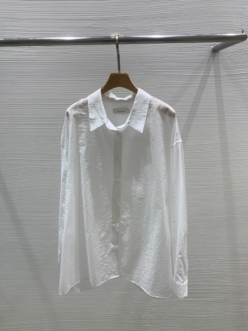 LUCY SALON韓國直郵㊣東大門實拍女裝新品人氣時尚襯衫蕾絲衫LUCY SALON襯衫/蕾絲衫圖色2
