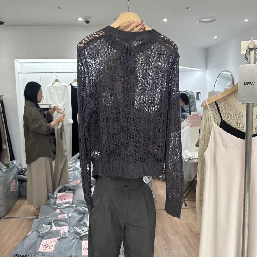 LEWIN韓國直郵㊣女裝新品25春夏人氣時尚推薦熱賣針織衫開衫LEWIN針織衫
