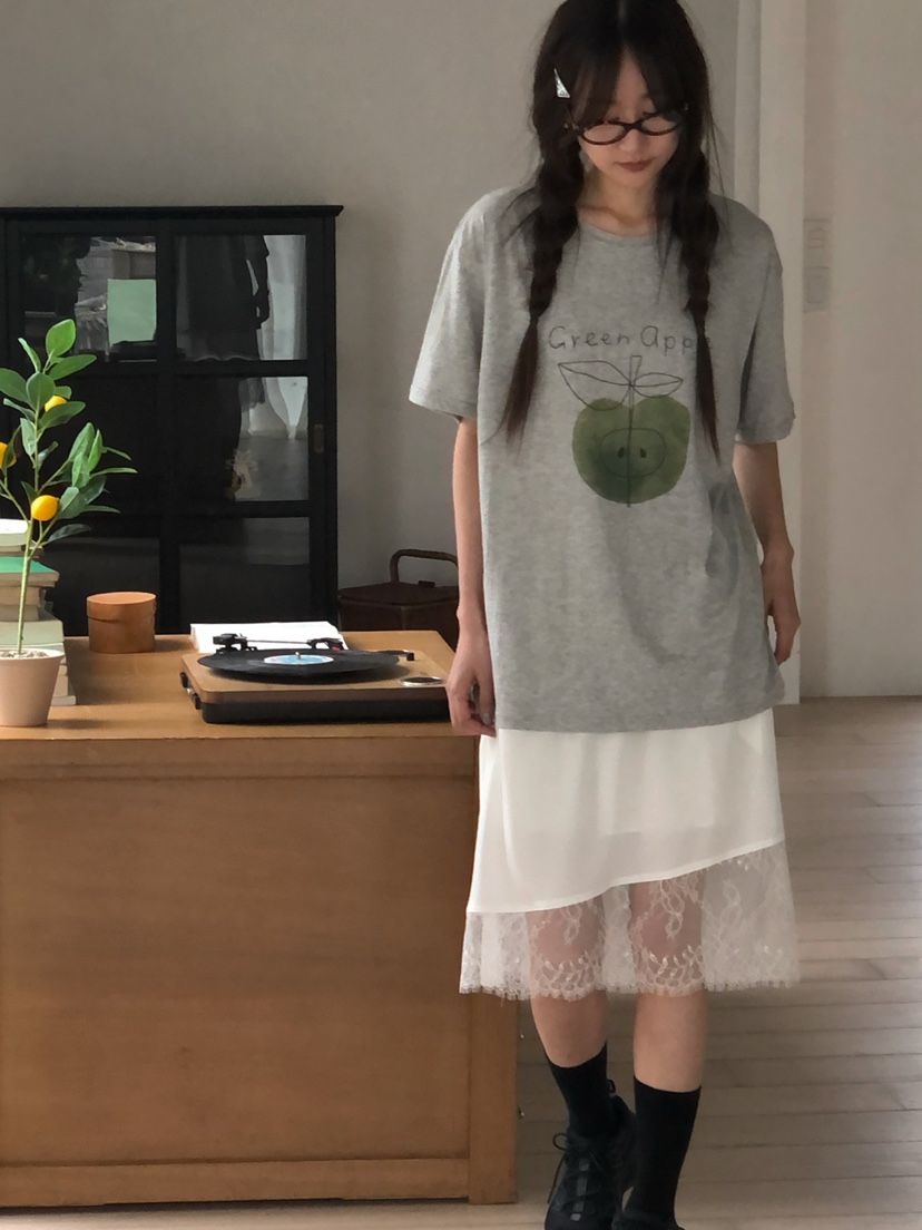 ONDO-P韓國㊣直郵東大門代購女裝新品時尚熱賣休閑25春夏T恤ONDO-PT恤