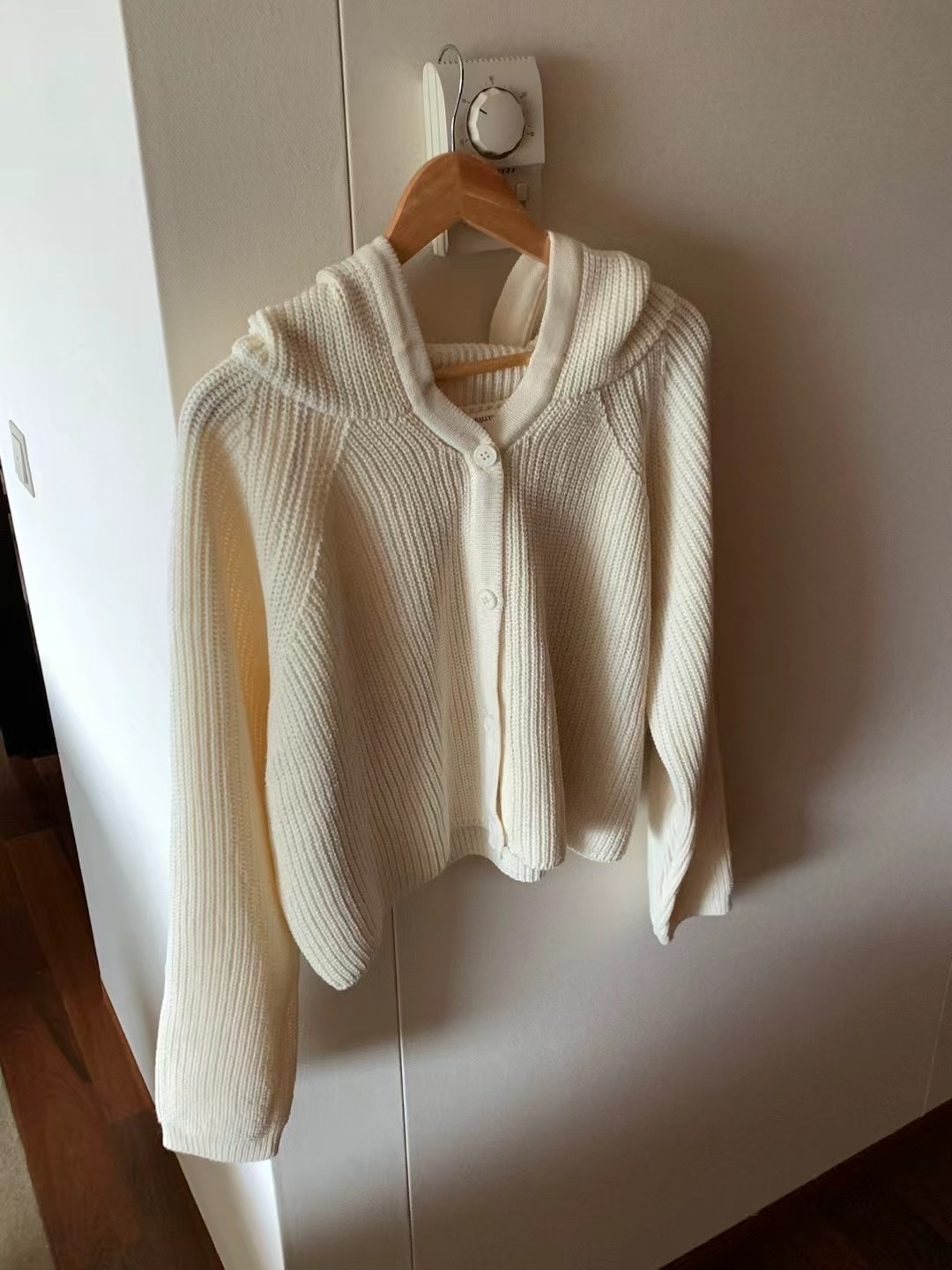 JUILLYSTYLE韓國直郵㊣女裝新品休閑時尚熱賣針織衫開衫連帽JUILLYSTYLE針織衫