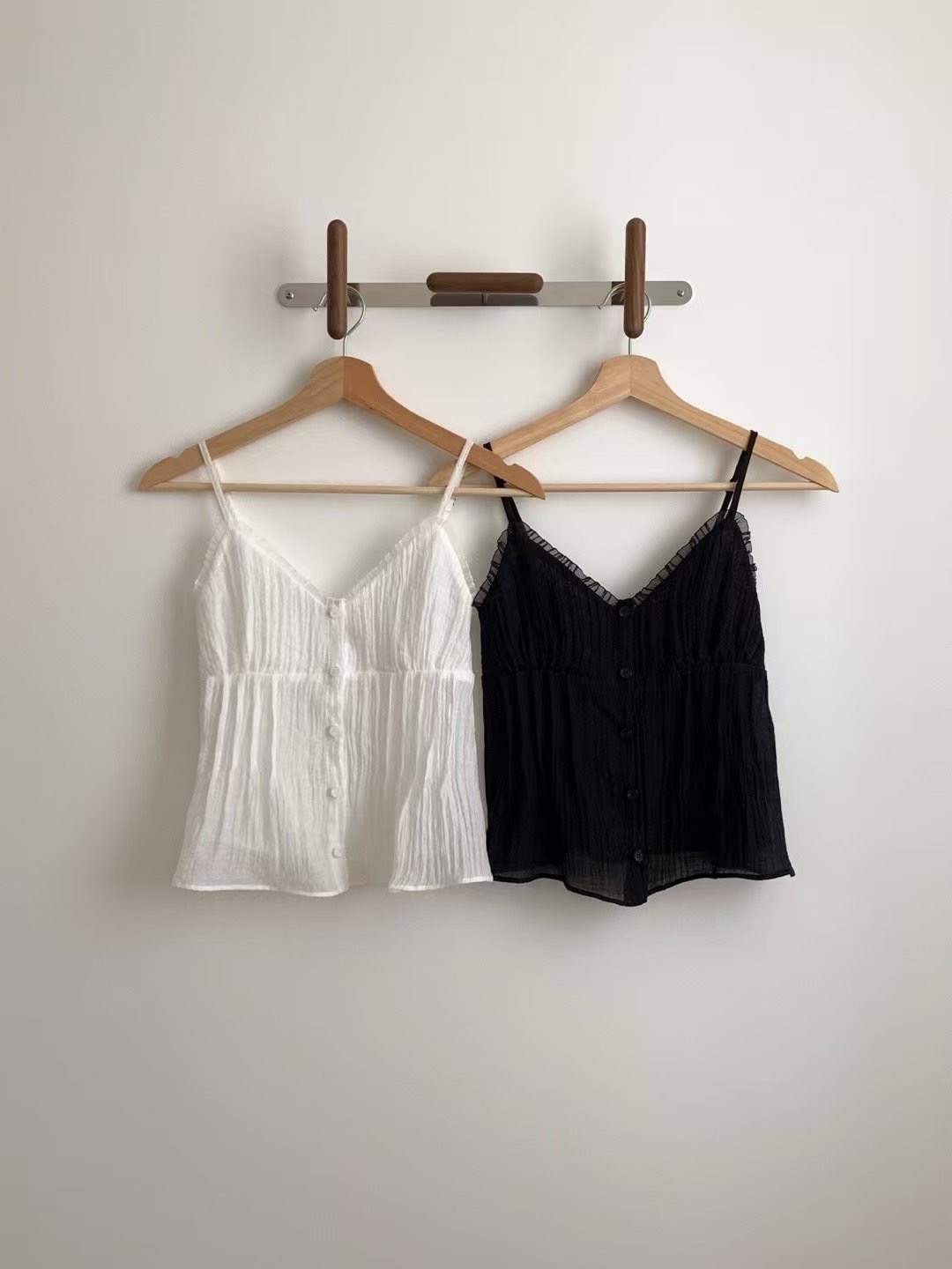 JUILLYSTYLE直郵韓國代購㊣女裝新品25春夏吊帶背心蕾絲緊身JUILLYSTYLE吊帶/背心