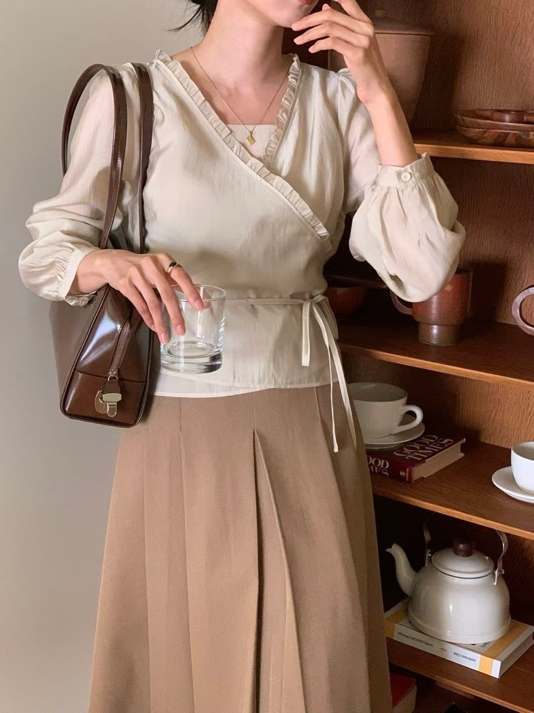 JUILLYSTYLE直郵韓國代購㊣女裝新款25春夏時尚推薦休閑套裝JUILLYSTYLE套裝