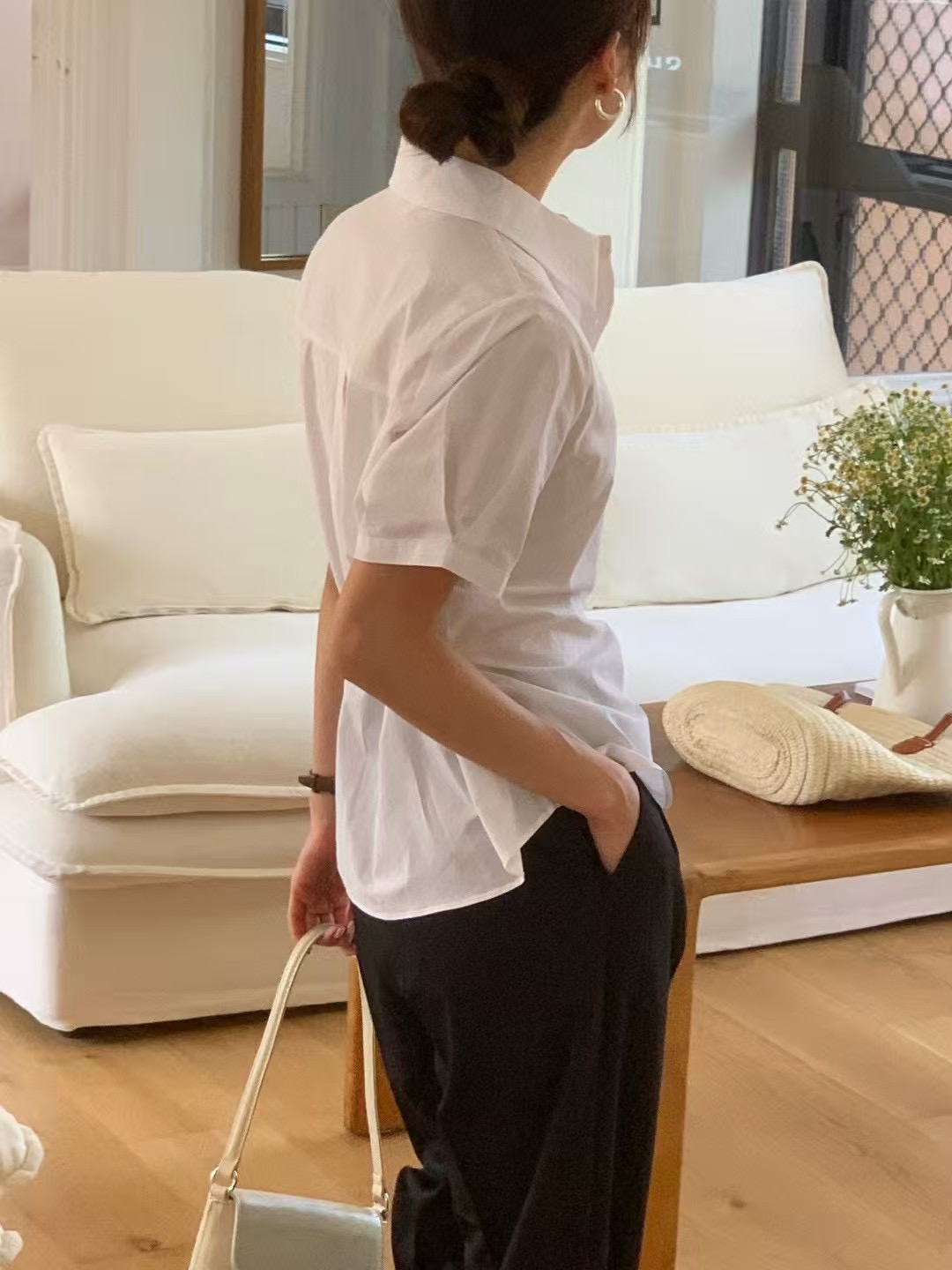 JUILLYSTYLE直郵韓國代購㊣女裝新款時尚人氣25春夏襯衫蕾絲衫JUILLYSTYLE襯衫/蕾絲衫