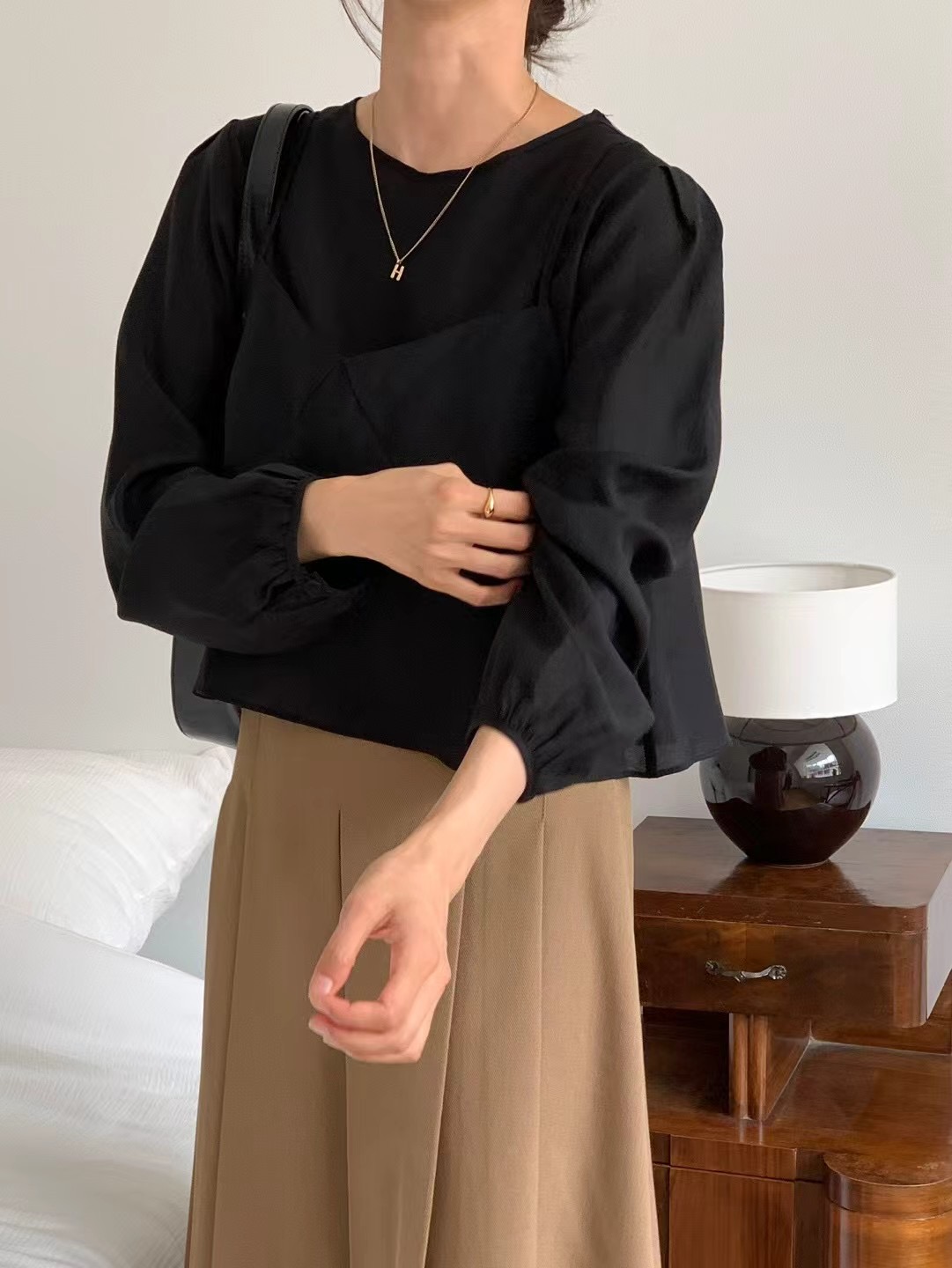 JUILLYSTYLE韓國㊣直郵東大門代購女裝新款人氣套裝套裝緊身JUILLYSTYLE套裝圖色3