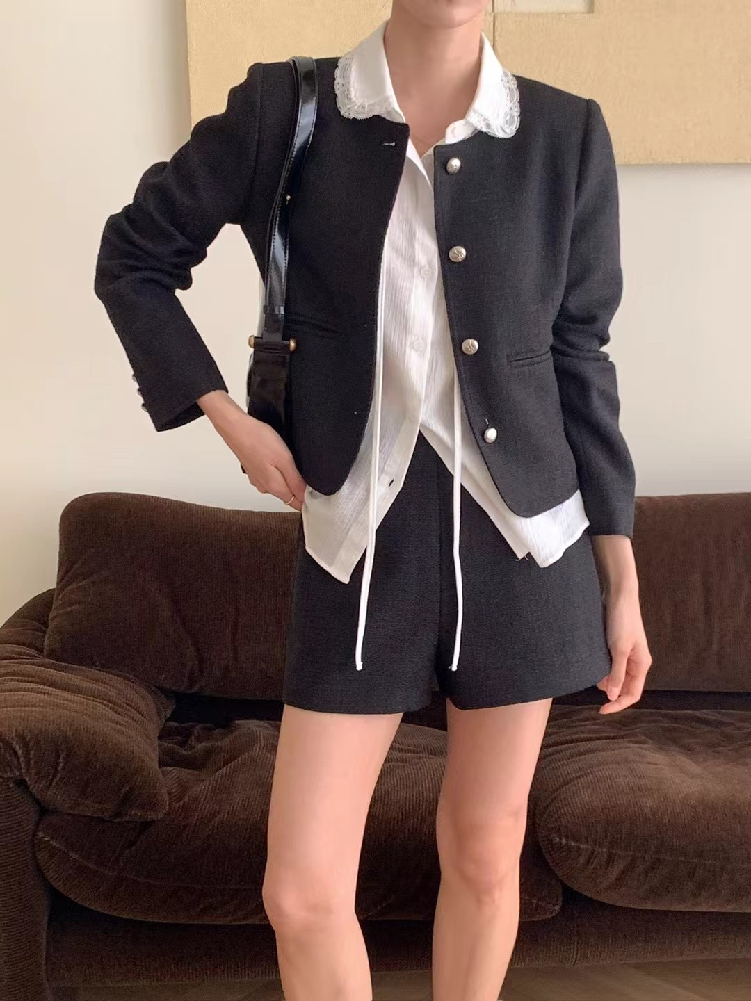 JUILLYSTYLE韓國㊣直郵東大門代購女裝新款人氣時尚25春夏短褲JUILLYSTYLE短褲