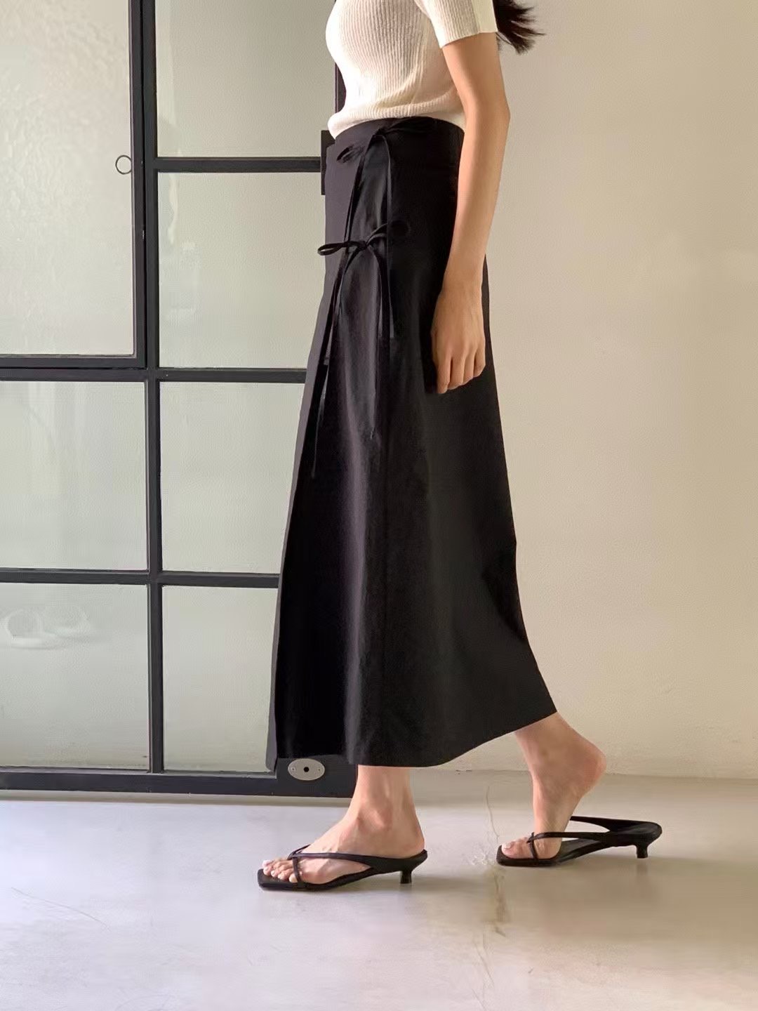 JUILLYSTYLE韓國直郵㊣東大門實拍女裝新款休閑時尚熱賣長裙JUILLYSTYLE長裙