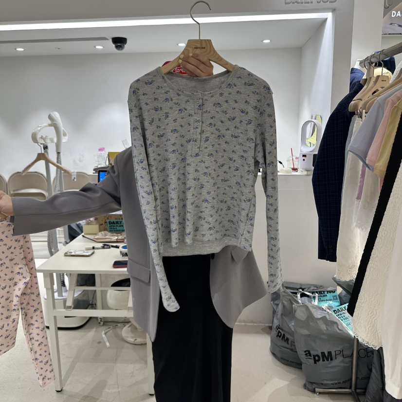 DAILYJUD韓國㊣直郵東大門代購女裝新款推薦熱賣時尚長袖T恤CONNAUGHT長袖T恤圖色3