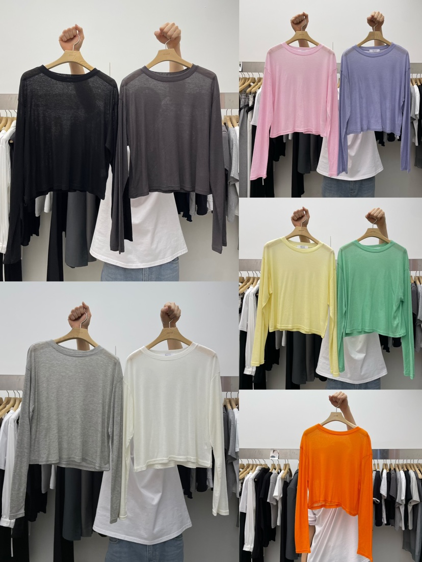 SPECIAL韓國㊣直郵東大門代購女裝新款熱賣時尚長袖T恤短款SPECIAL長袖T恤